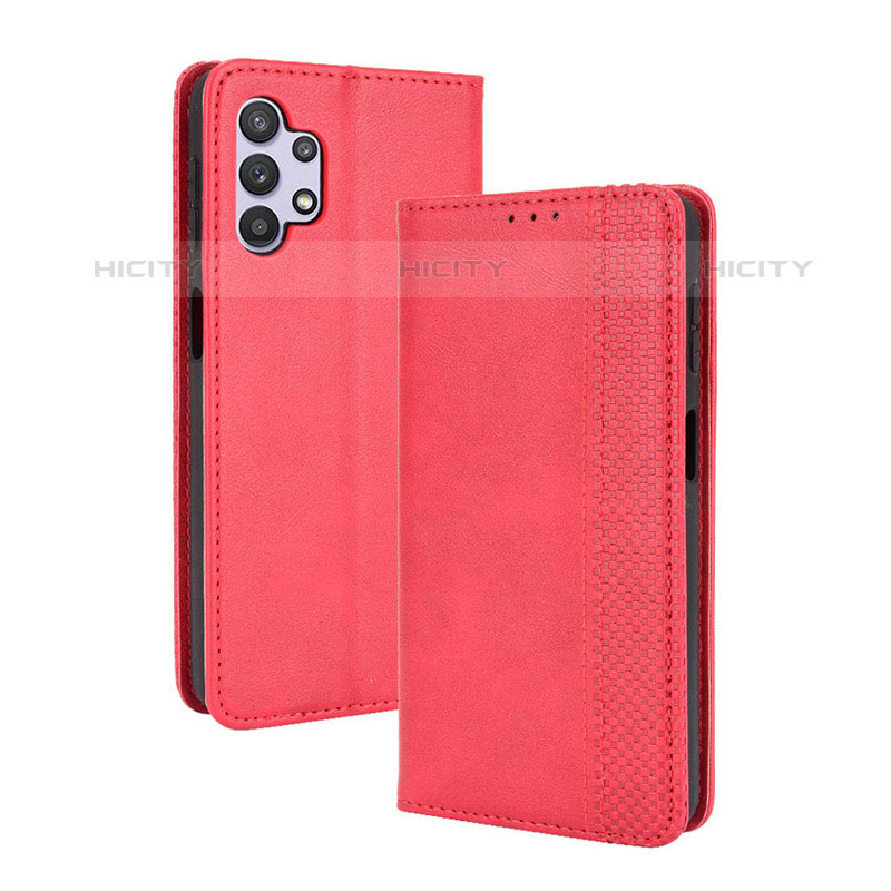 Funda de Cuero Cartera con Soporte Carcasa BY4 para Samsung Galaxy M32 5G