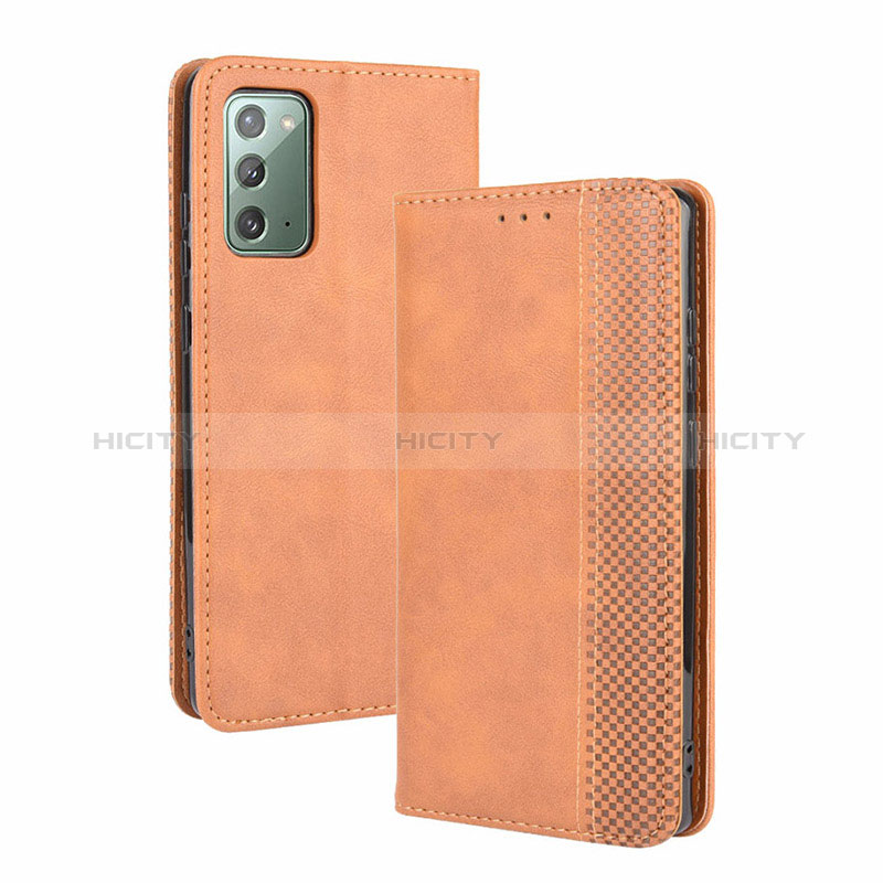 Funda de Cuero Cartera con Soporte Carcasa BY4 para Samsung Galaxy S20 FE (2022) 5G