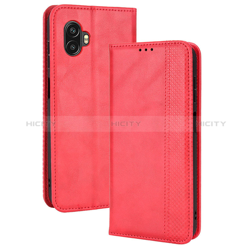 Funda de Cuero Cartera con Soporte Carcasa BY4 para Samsung Galaxy XCover 6 Pro 5G