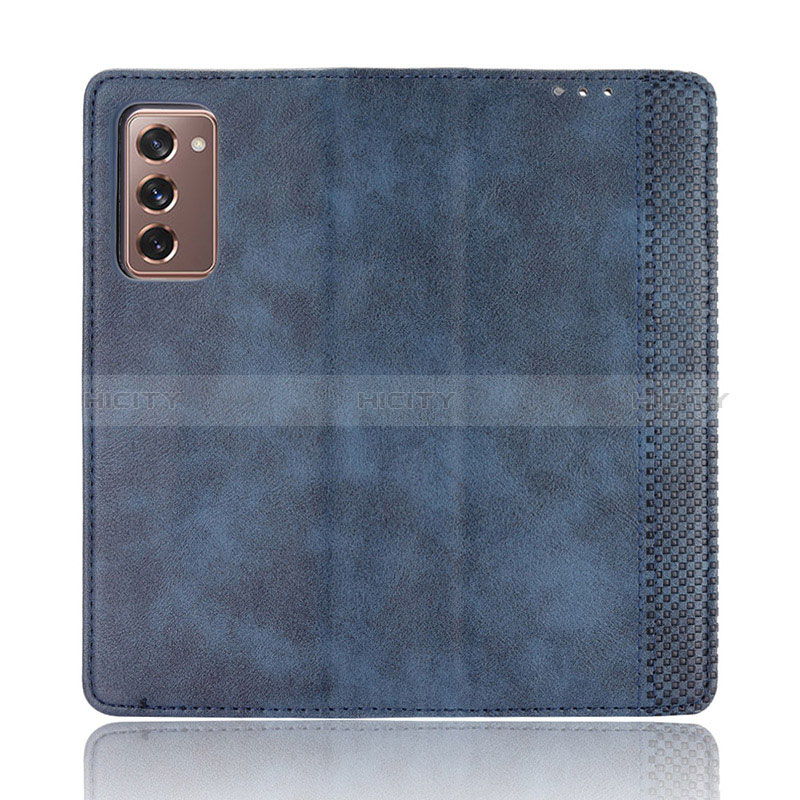 Funda de Cuero Cartera con Soporte Carcasa BY4 para Samsung Galaxy Z Fold2 5G