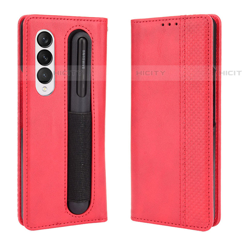 Funda de Cuero Cartera con Soporte Carcasa BY4 para Samsung Galaxy Z Fold4 5G