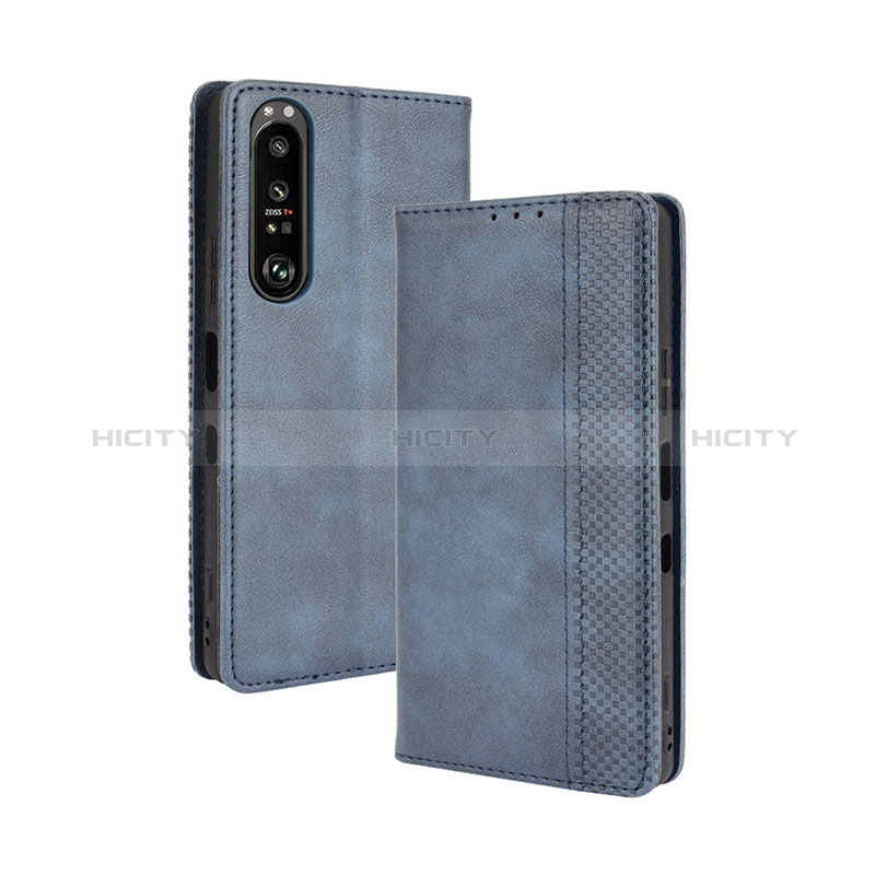 Funda de Cuero Cartera con Soporte Carcasa BY4 para Sony Xperia 1 III