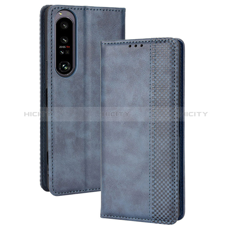 Funda de Cuero Cartera con Soporte Carcasa BY4 para Sony Xperia 1 IV