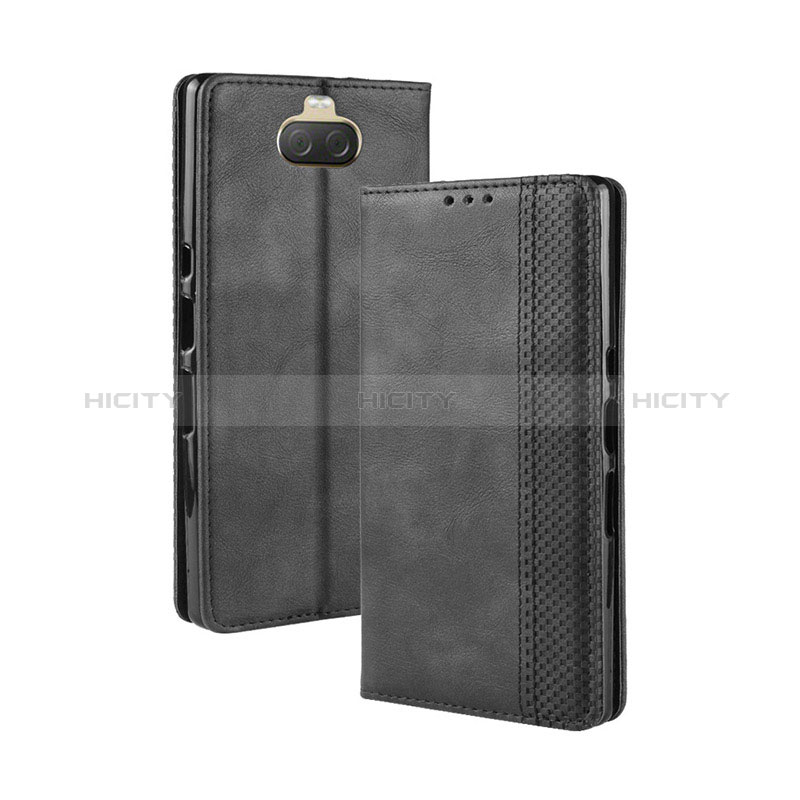 Funda de Cuero Cartera con Soporte Carcasa BY4 para Sony Xperia 10 Plus