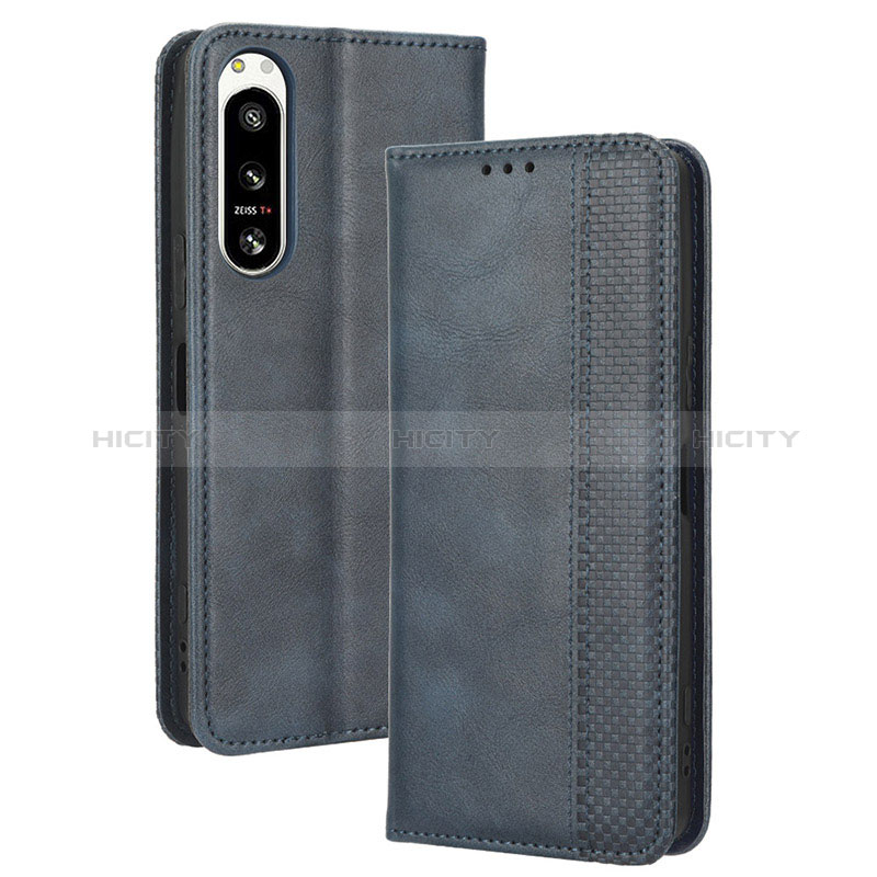 Funda de Cuero Cartera con Soporte Carcasa BY4 para Sony Xperia 5 IV