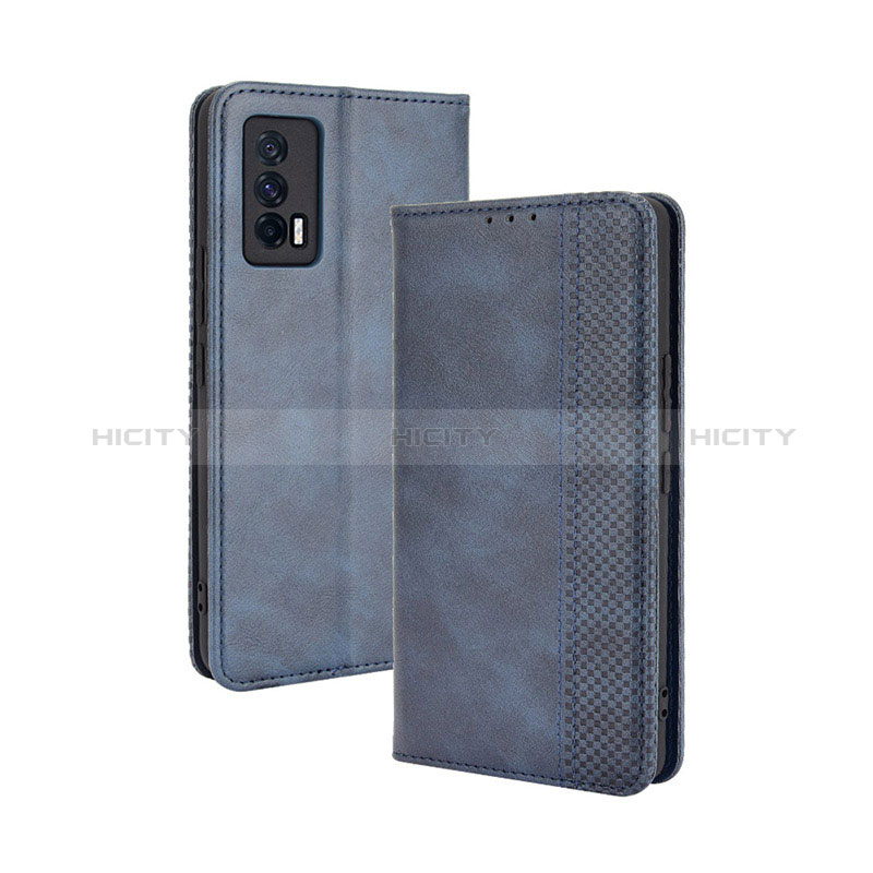 Funda de Cuero Cartera con Soporte Carcasa BY4 para Vivo iQOO 7 India 5G