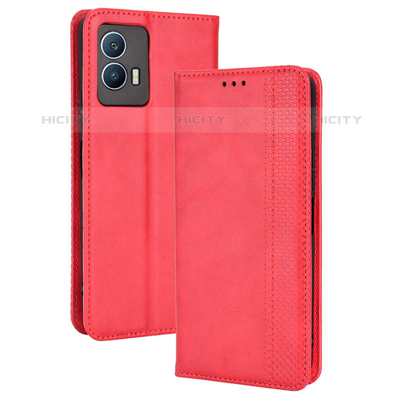 Funda de Cuero Cartera con Soporte Carcasa BY4 para Vivo iQOO U5 5G