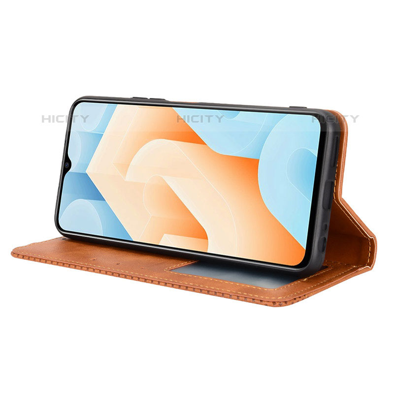 Funda de Cuero Cartera con Soporte Carcasa BY4 para Vivo iQOO U5 5G