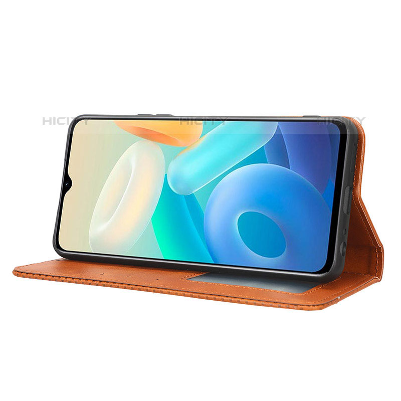 Funda de Cuero Cartera con Soporte Carcasa BY4 para Vivo iQOO Z6 Lite 5G