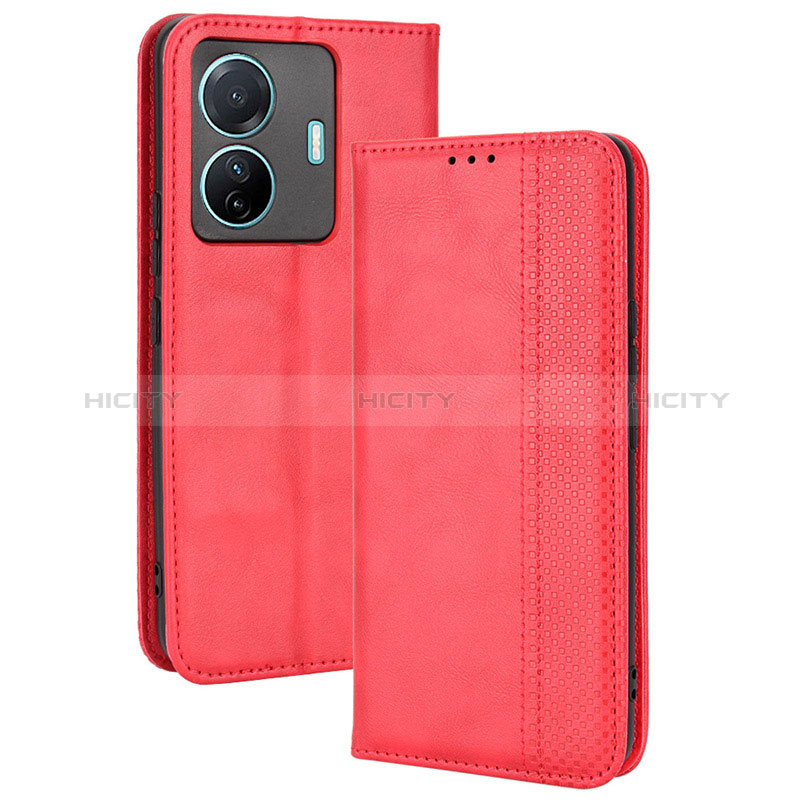 Funda de Cuero Cartera con Soporte Carcasa BY4 para Vivo T1 5G