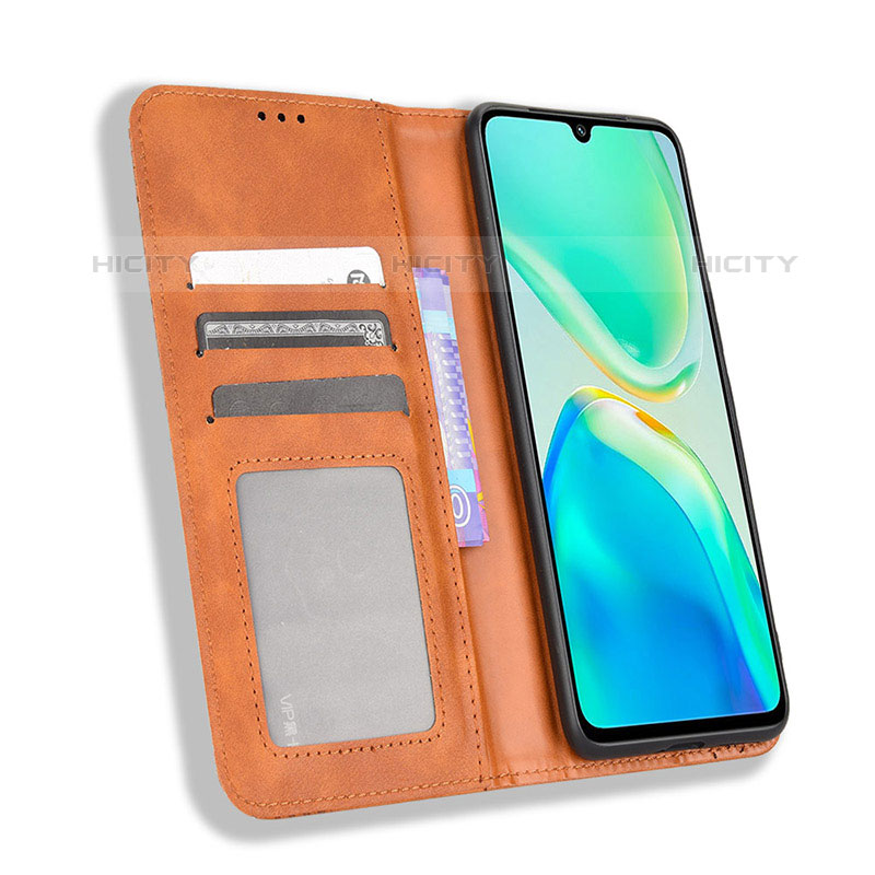 Funda de Cuero Cartera con Soporte Carcasa BY4 para Vivo T1 Pro 5G