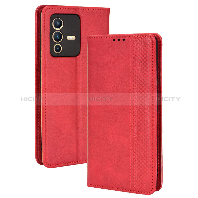 Funda de Cuero Cartera con Soporte Carcasa BY4 para Vivo V23 5G