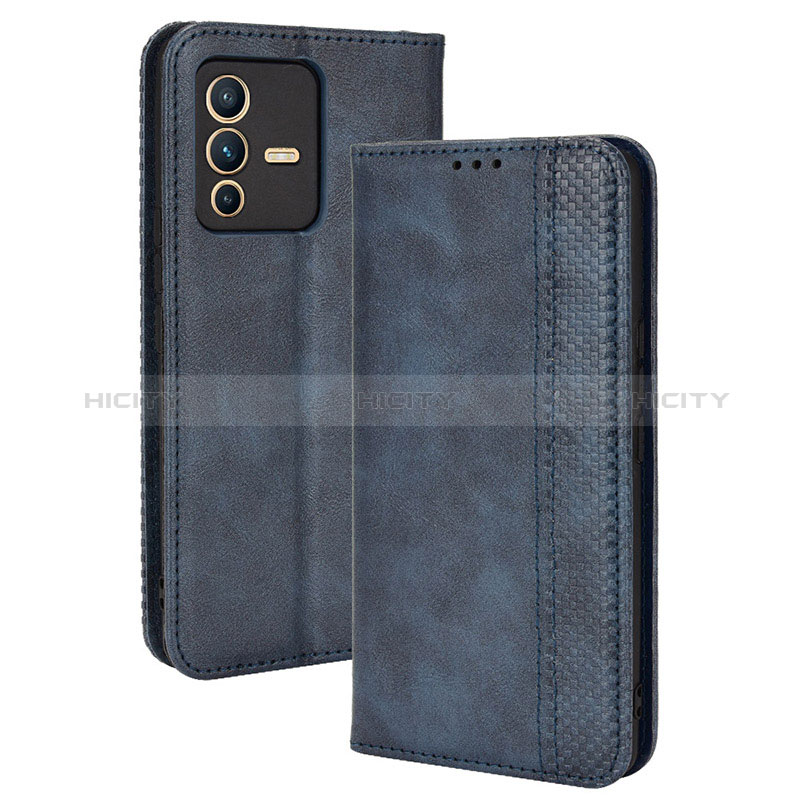 Funda de Cuero Cartera con Soporte Carcasa BY4 para Vivo V23 5G