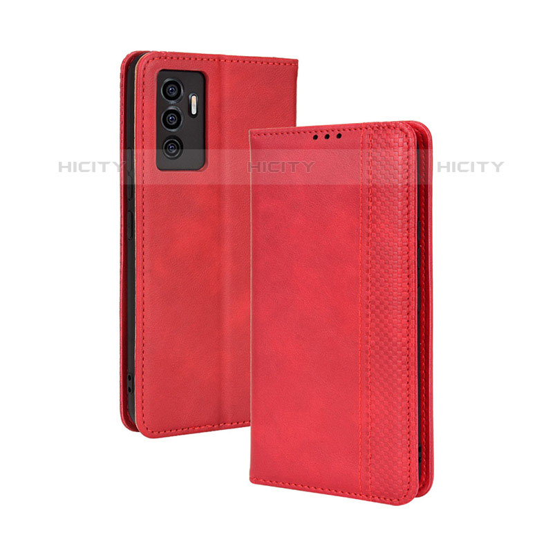 Funda de Cuero Cartera con Soporte Carcasa BY4 para Vivo V23e