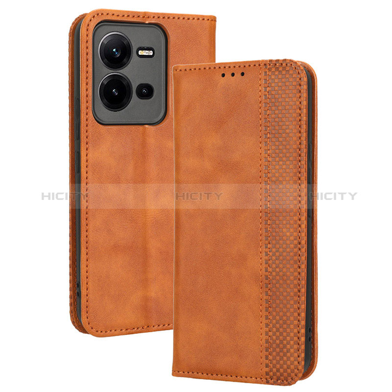 Funda de Cuero Cartera con Soporte Carcasa BY4 para Vivo V25e