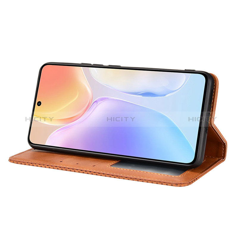 Funda de Cuero Cartera con Soporte Carcasa BY4 para Vivo X70 5G