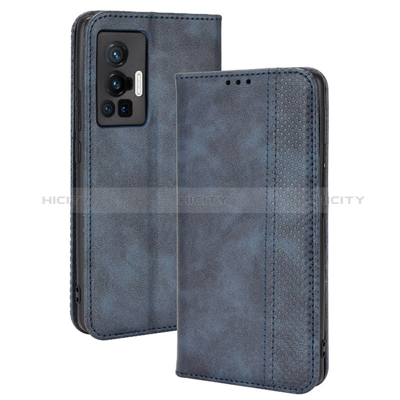 Funda de Cuero Cartera con Soporte Carcasa BY4 para Vivo X70 Pro 5G