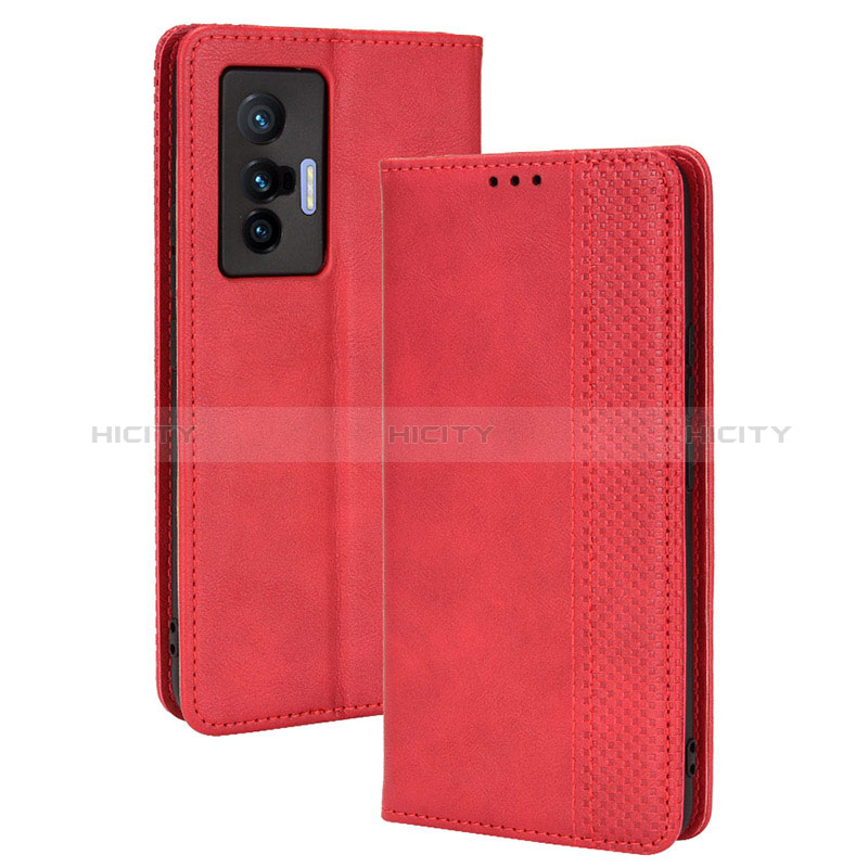 Funda de Cuero Cartera con Soporte Carcasa BY4 para Vivo X70t