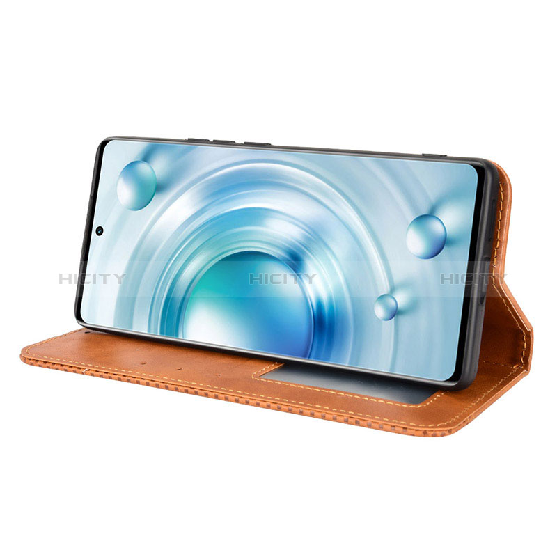 Funda de Cuero Cartera con Soporte Carcasa BY4 para Vivo X80 5G