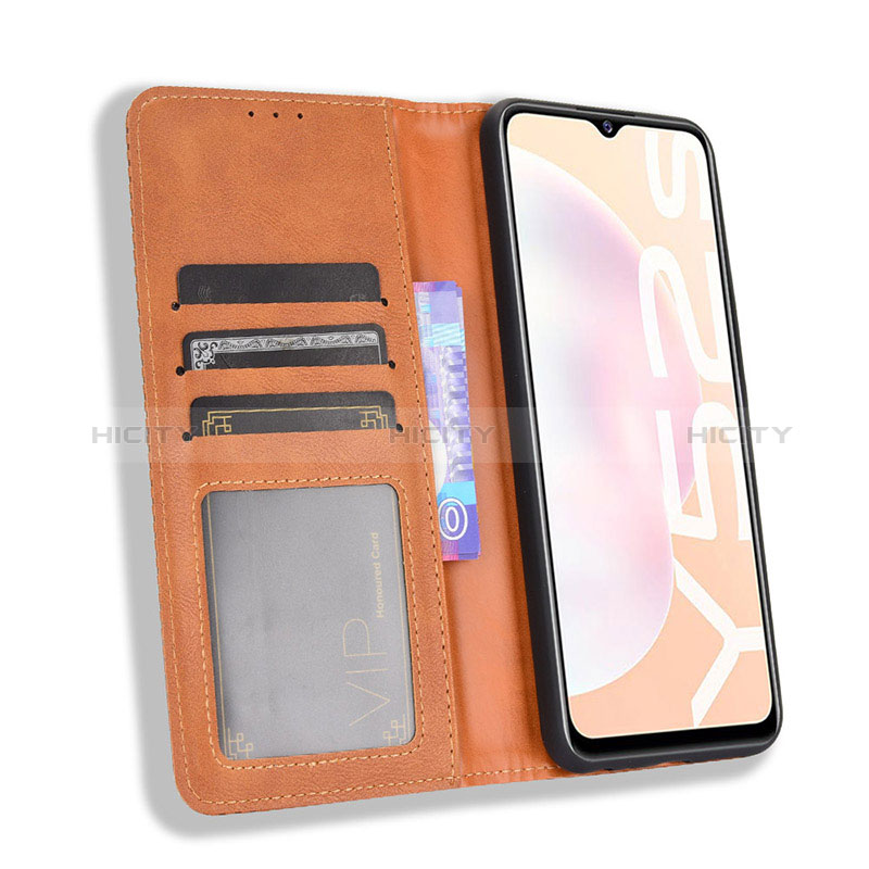 Funda de Cuero Cartera con Soporte Carcasa BY4 para Vivo Y31s 5G