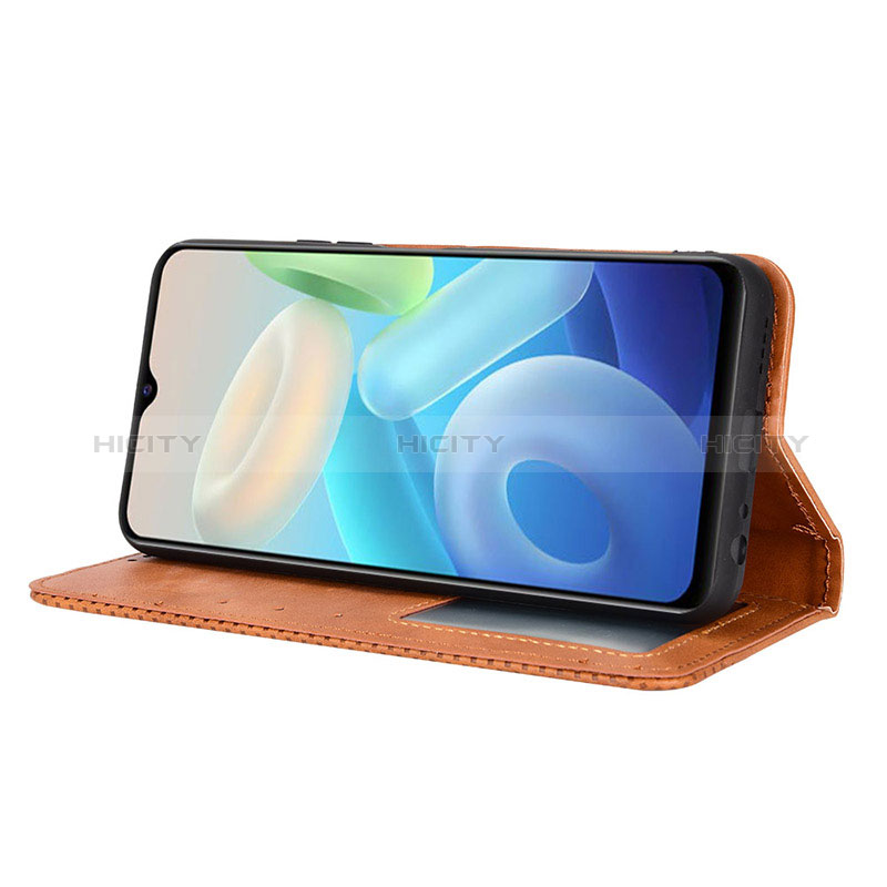 Funda de Cuero Cartera con Soporte Carcasa BY4 para Vivo Y33e 5G