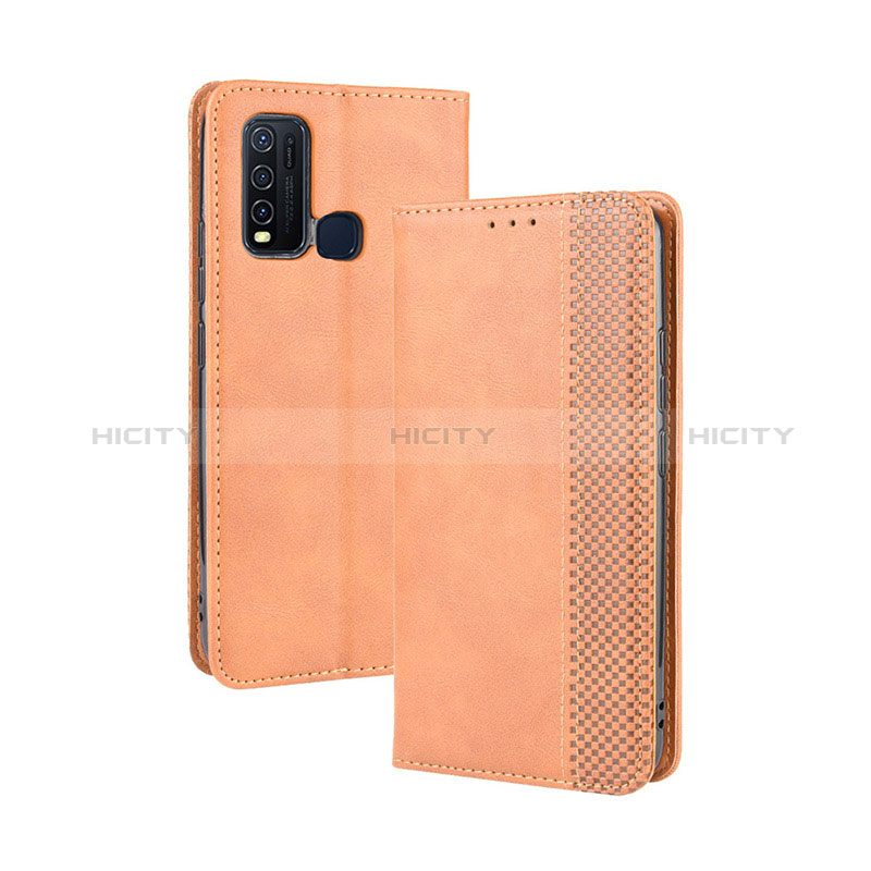 Funda de Cuero Cartera con Soporte Carcasa BY4 para Vivo Y50