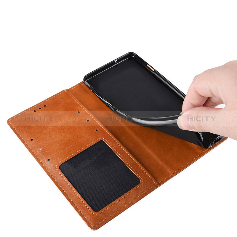 Funda de Cuero Cartera con Soporte Carcasa BY4 para Vivo Y53s NFC