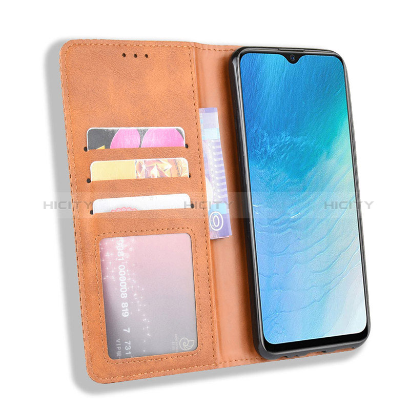 Funda de Cuero Cartera con Soporte Carcasa BY4 para Vivo Y5s