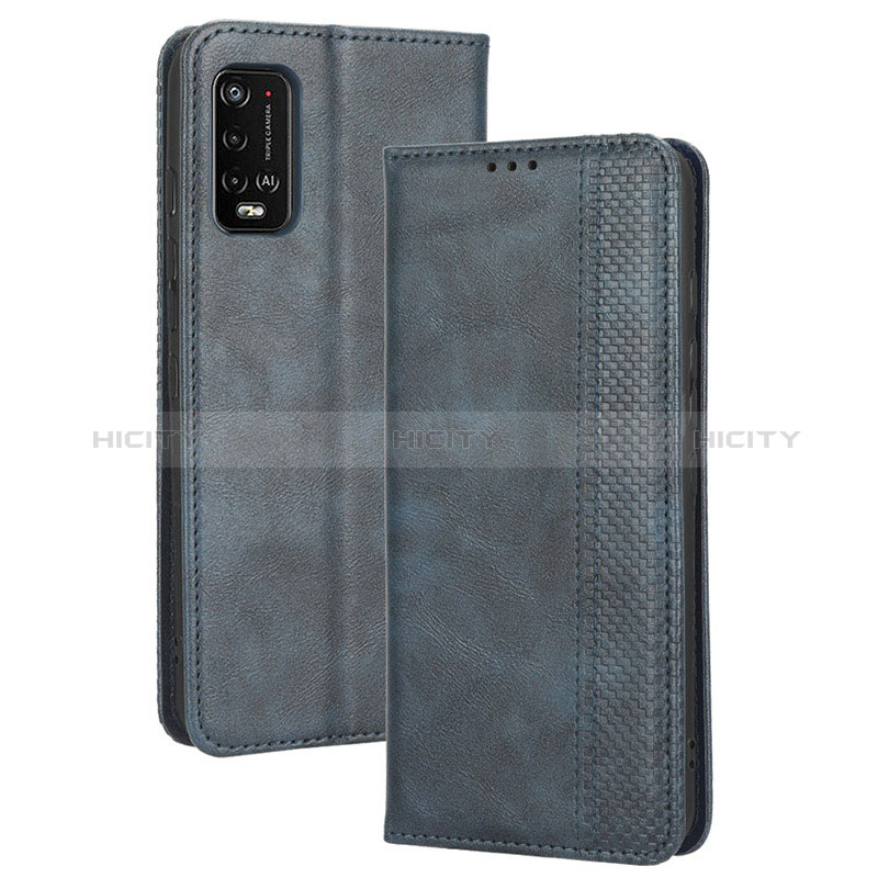 Funda de Cuero Cartera con Soporte Carcasa BY4 para Wiko Power U20