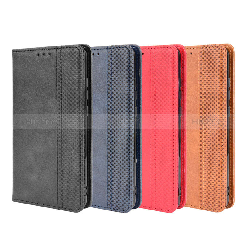 Funda de Cuero Cartera con Soporte Carcasa BY4 para Wiko Ride 3