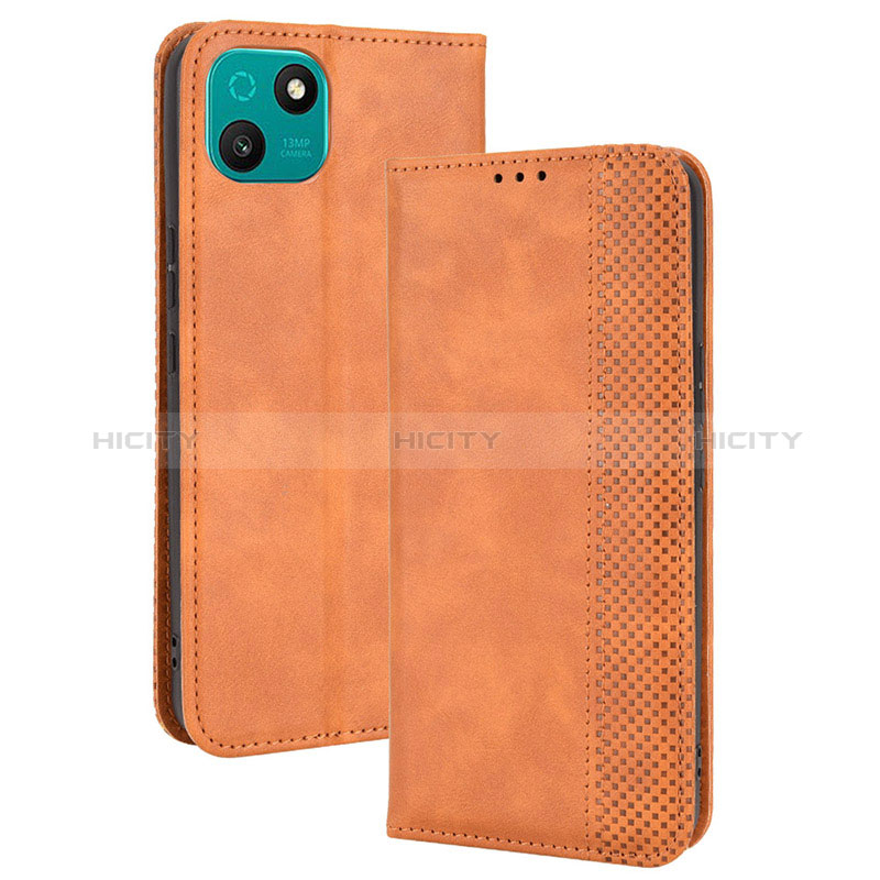 Funda de Cuero Cartera con Soporte Carcasa BY4 para Wiko T10