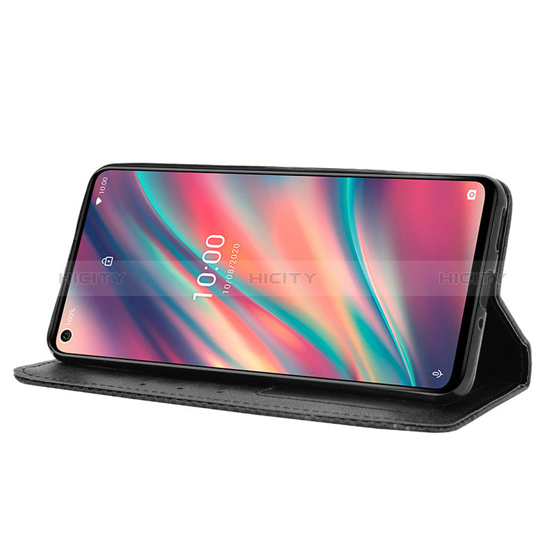 Funda de Cuero Cartera con Soporte Carcasa BY4 para Wiko View5