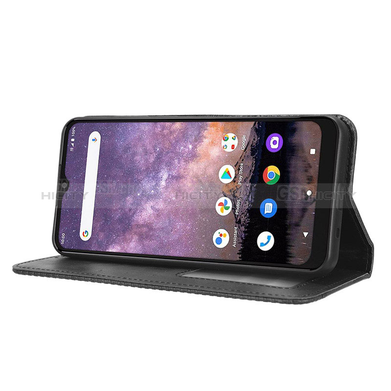 Funda de Cuero Cartera con Soporte Carcasa BY4 para Wiko Voix