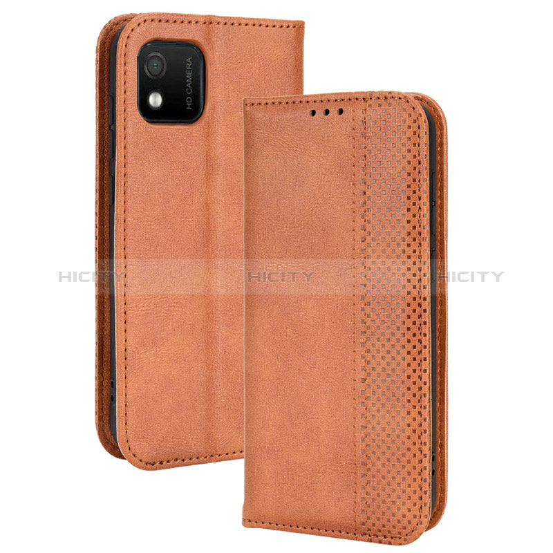 Funda de Cuero Cartera con Soporte Carcasa BY4 para Wiko Y52