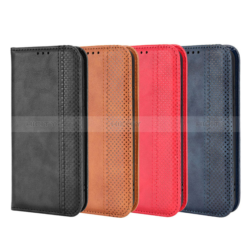 Funda de Cuero Cartera con Soporte Carcasa BY4 para Wiko Y52