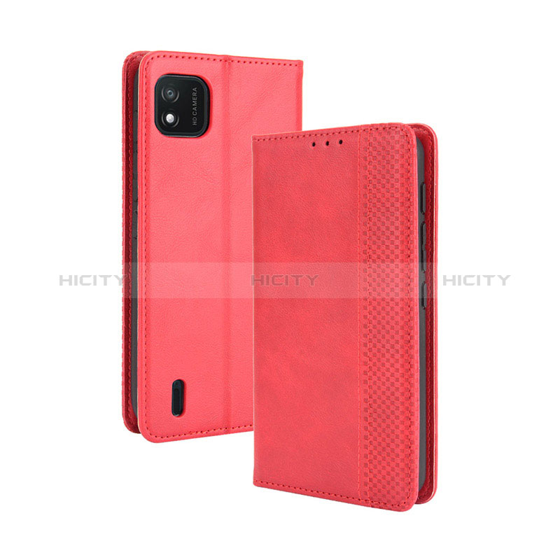 Funda de Cuero Cartera con Soporte Carcasa BY4 para Wiko Y62