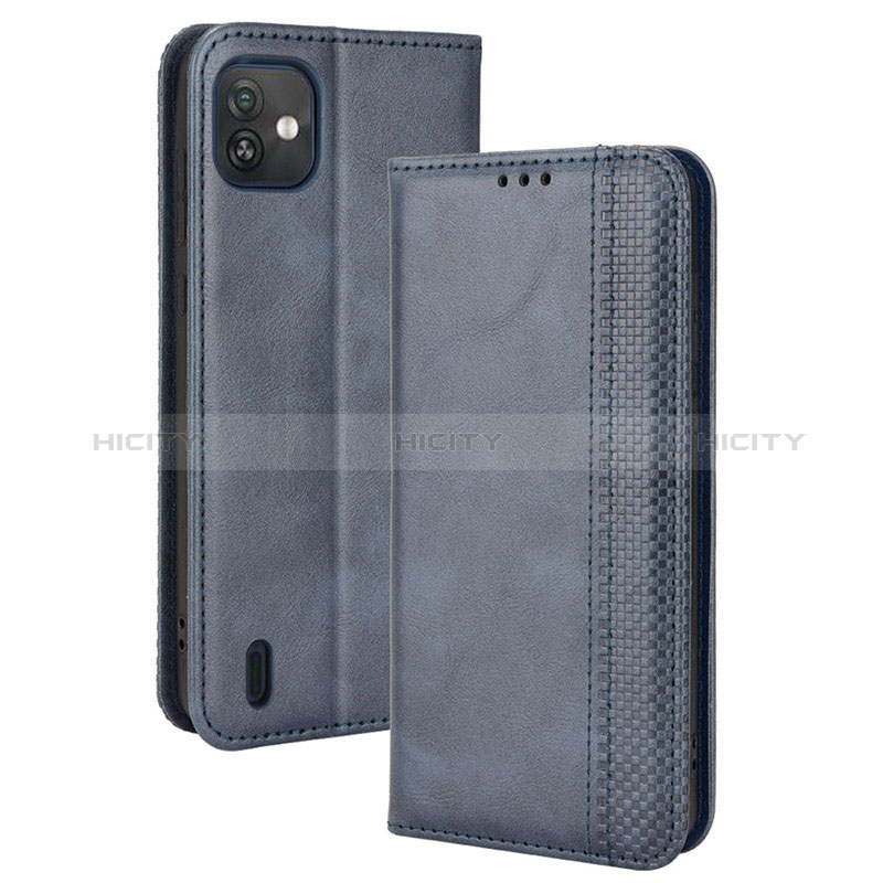 Funda de Cuero Cartera con Soporte Carcasa BY4 para Wiko Y82