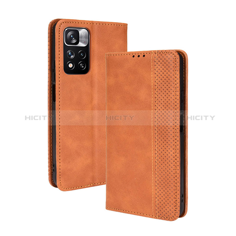 Funda de Cuero Cartera con Soporte Carcasa BY4 para Xiaomi Mi 11i 5G (2022)