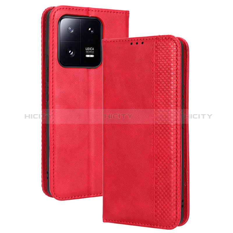 Funda de Cuero Cartera con Soporte Carcasa BY4 para Xiaomi Mi 13 5G