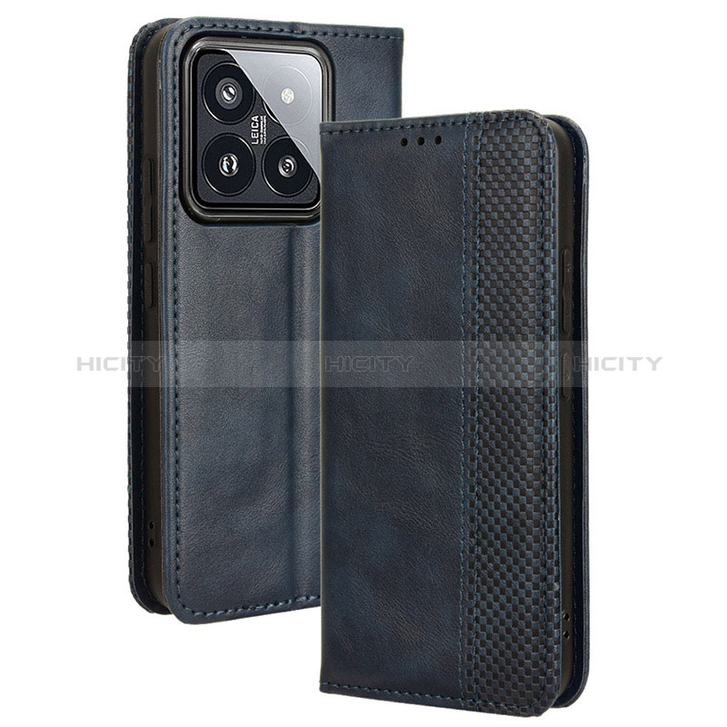 Funda de Cuero Cartera con Soporte Carcasa BY4 para Xiaomi Mi 14 5G