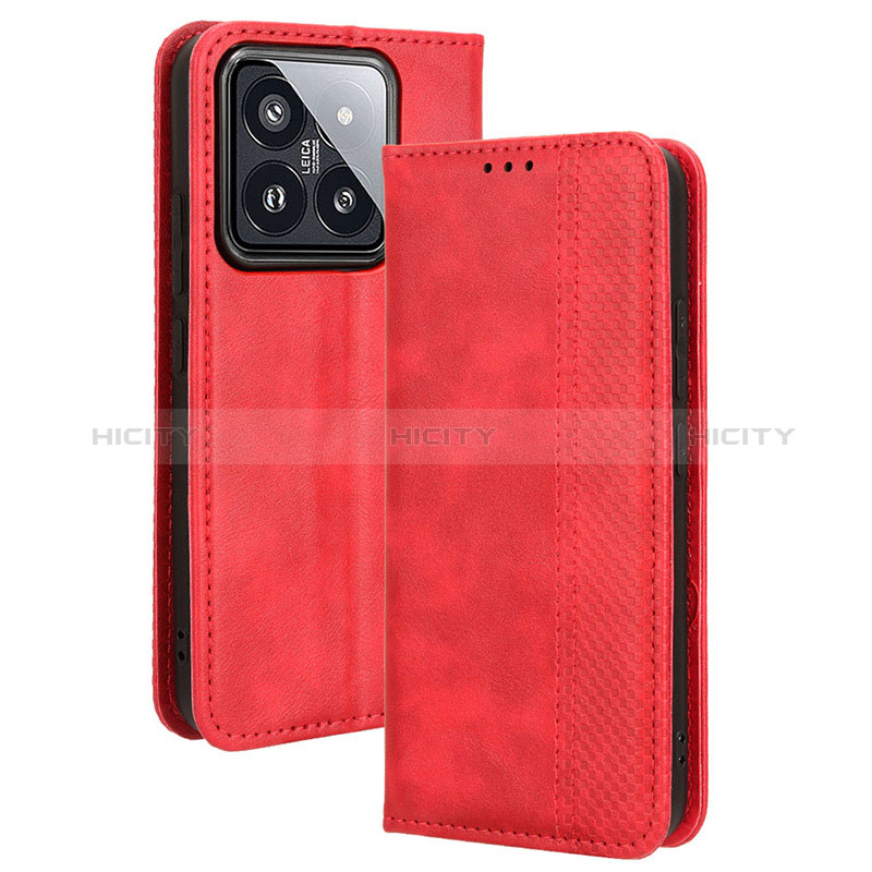 Funda de Cuero Cartera con Soporte Carcasa BY4 para Xiaomi Mi 14 Pro 5G