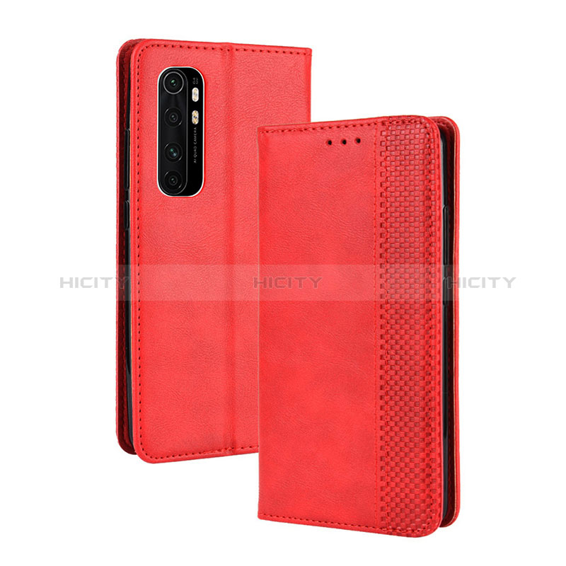 Funda de Cuero Cartera con Soporte Carcasa BY4 para Xiaomi Mi Note 10 Lite