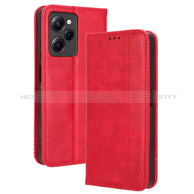 Funda de Cuero Cartera con Soporte Carcasa BY4 para Xiaomi Poco X5 Pro 5G