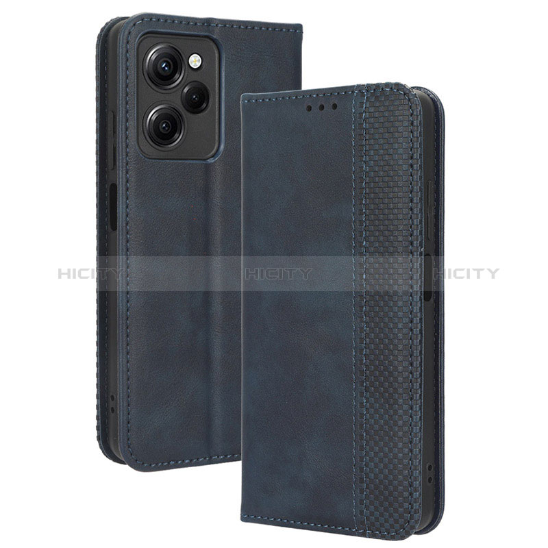 Funda de Cuero Cartera con Soporte Carcasa BY4 para Xiaomi Poco X5 Pro 5G