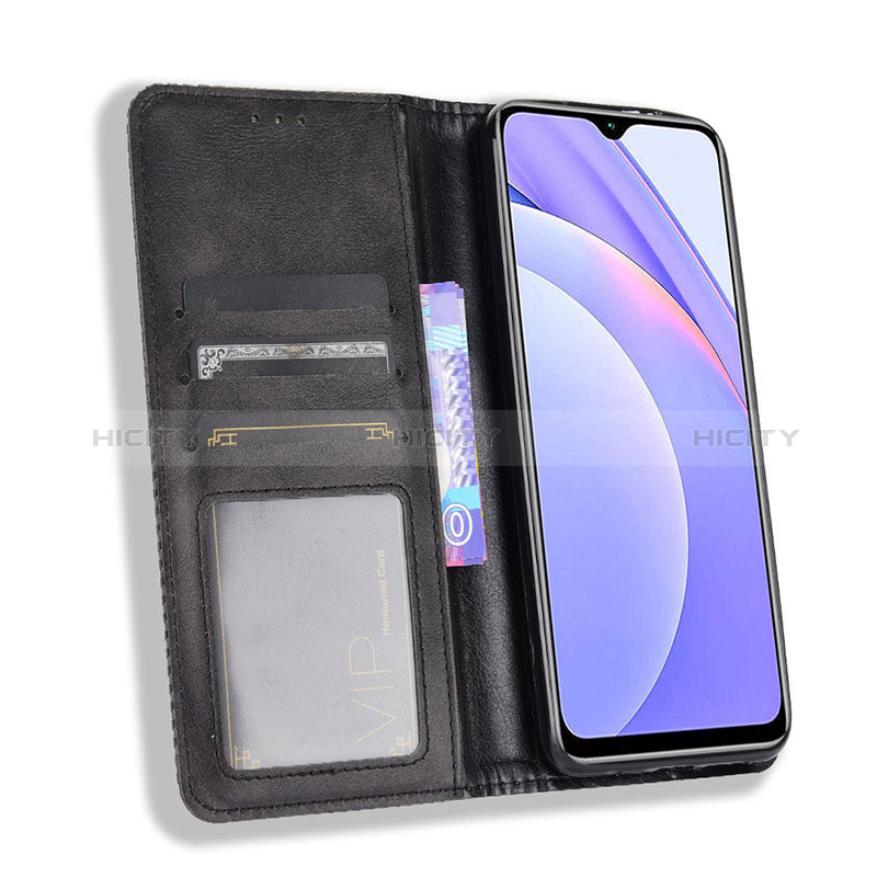 Funda de Cuero Cartera con Soporte Carcasa BY4 para Xiaomi Redmi 9 Power