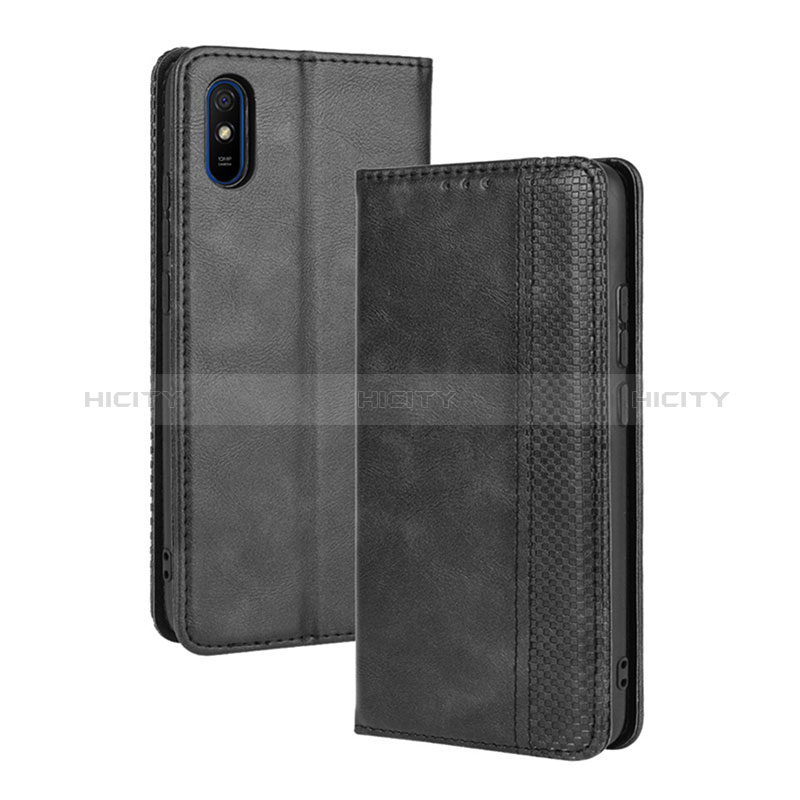 Funda de Cuero Cartera con Soporte Carcasa BY4 para Xiaomi Redmi 9i