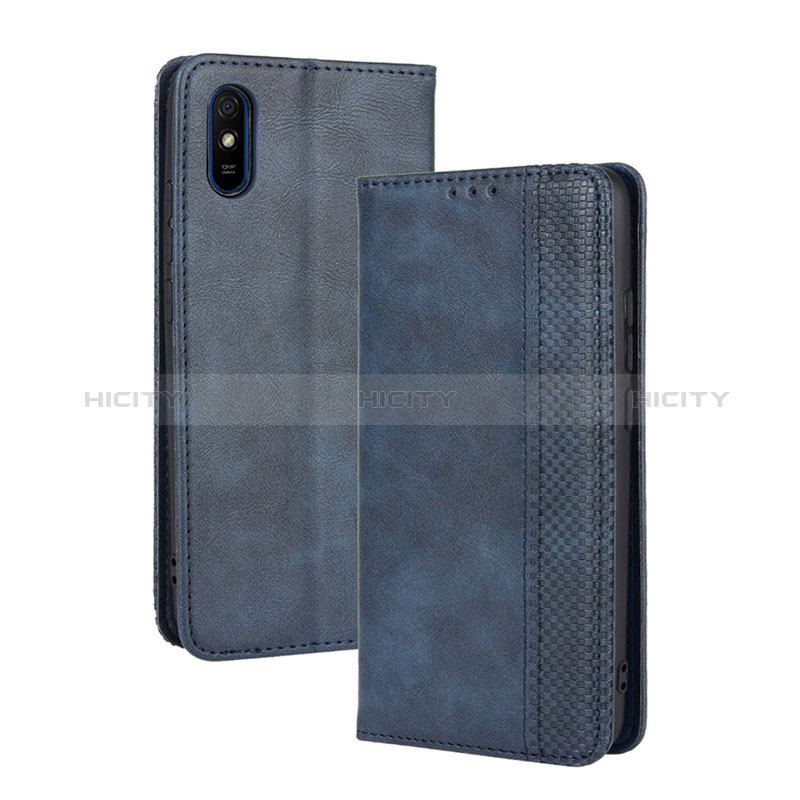 Funda de Cuero Cartera con Soporte Carcasa BY4 para Xiaomi Redmi 9i