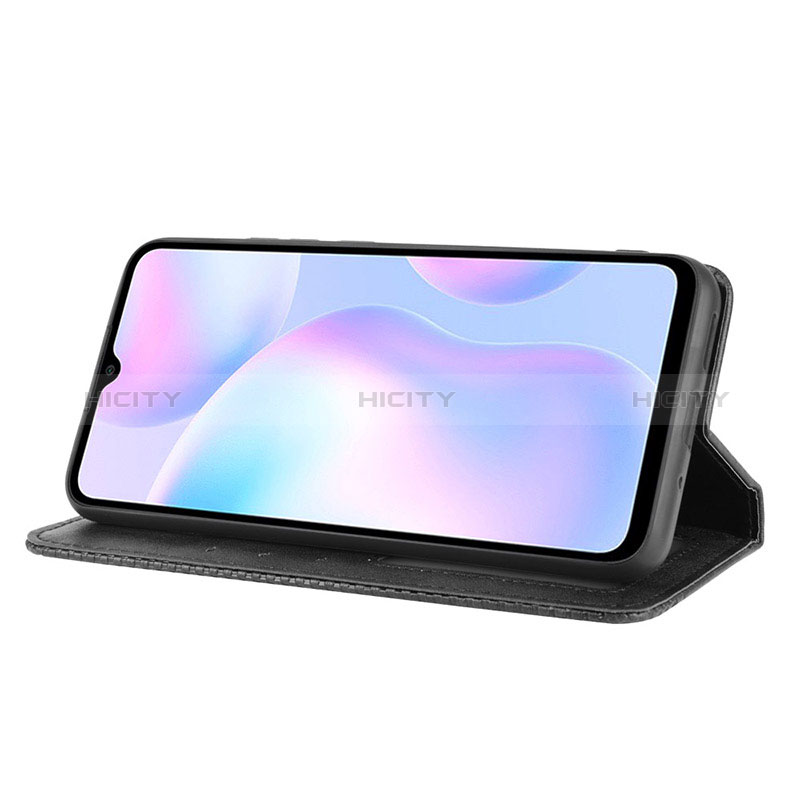 Funda de Cuero Cartera con Soporte Carcasa BY4 para Xiaomi Redmi 9i