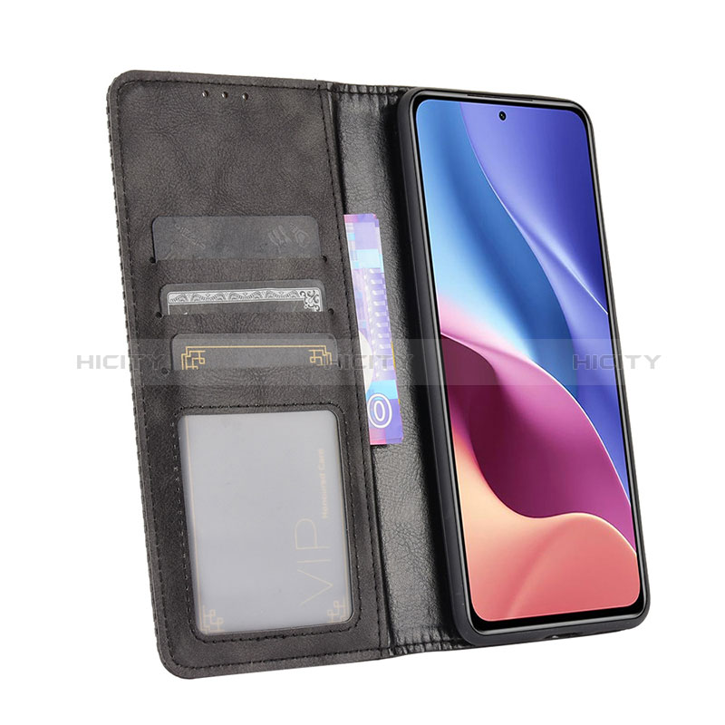 Funda de Cuero Cartera con Soporte Carcasa BY4 para Xiaomi Redmi K40 Pro 5G