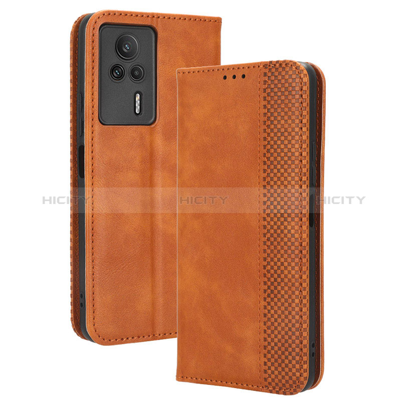 Funda de Cuero Cartera con Soporte Carcasa BY4 para Xiaomi Redmi K60E 5G